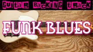Funky Blues Guitar Backing Track (C) | 115 bpm - MegaBackingTracks