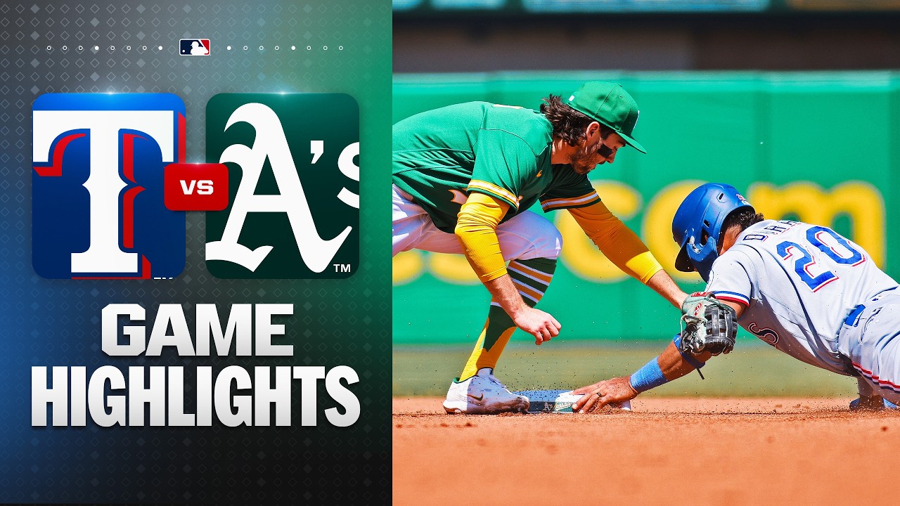 4월17일 텍사스 애슬레틱스 MLB 하이라이트