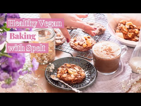 COCONUT MACADAMIA NUT COOKIES: Healthy Vegan Baking Snacks / Healthy Alternative Flour for Baking