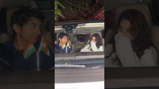 Jhanvi  Kapoor With Boyfriend In The Car #shorts #jhanvikapoor #boneykapoor #viral