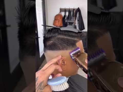 PERFECT COMBOVER FADE STEP BY STEP BARBER TUTORIAL
