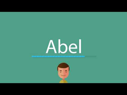 Abel pronunciation