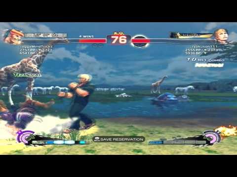 Ryokuson111 [Cody]  vs JaggaMindTricks [Adon] SSF4 AE Endless Battle Xbox Live