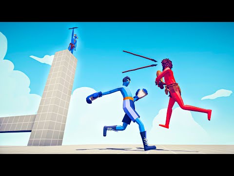 TWO SPEAR THROWER & BOXER vs EVERY UNIT - Totally Accurate Battle Simulator TABS