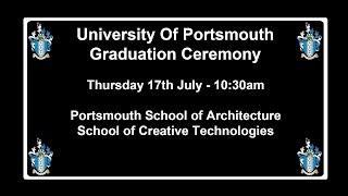 preview picture of video 'Graduation 2014 Portsmouth School of Architecture School of Creative Technologies'