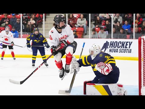 Highlights from Canada vs. Sweden in preliminary-round action at the 2026 U18 Women's Worlds
