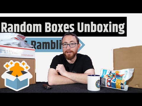 Random Unboxing & Rambling 2.0 - Board Games, Puzzles, Glasses & More