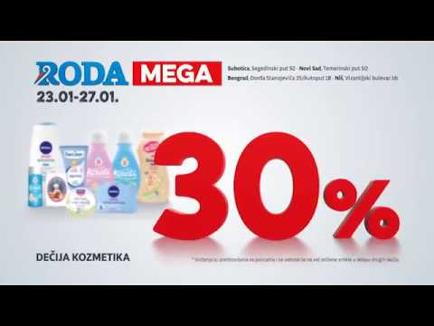 Roda MEGA: Sniženja za 5, 23. - 27.01.2017.