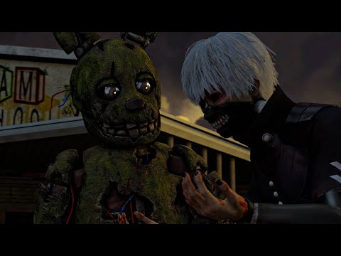 Springtrap meets Ken Kaneki in Dead by Daylight