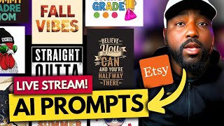 🔴Watch Me Redesign Etsy Bestsellers with AI (LIVE)