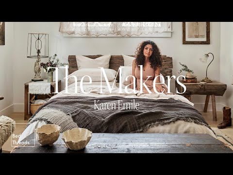 A 1950s Ranch-Style Home Turned Slow Living Sanctuary  | The Makers Home Tours | Bed Threads