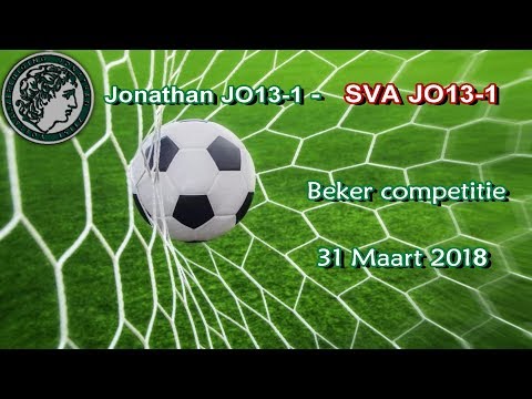 Samenvatting Jonathan JO13-1 - SVA JO13-1 (6-2) bekercompetitie 31-maart- 2018