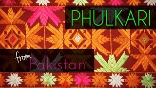 Punjabi Phulkari from Pakistan @ The Dastkar South