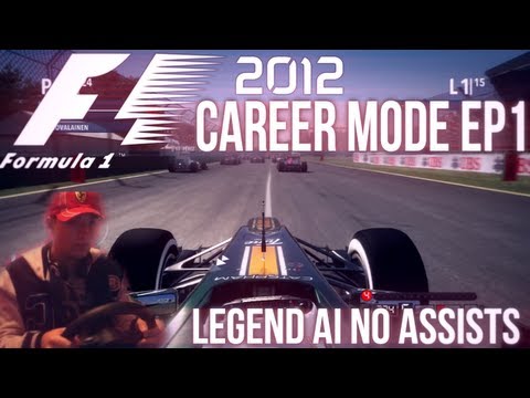 F1 2012 Career Mode Legend Ep.1 Australian GP