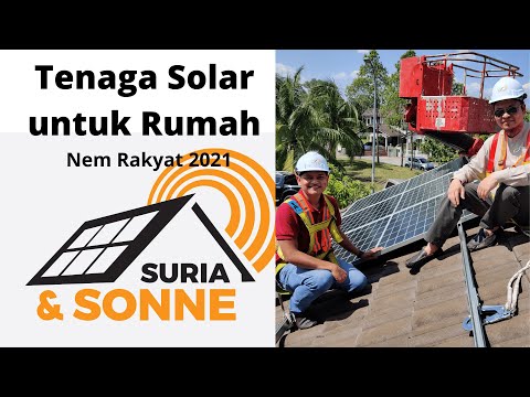 Tenaga Solar untuk Rumah (NEM Rakyat 2021)