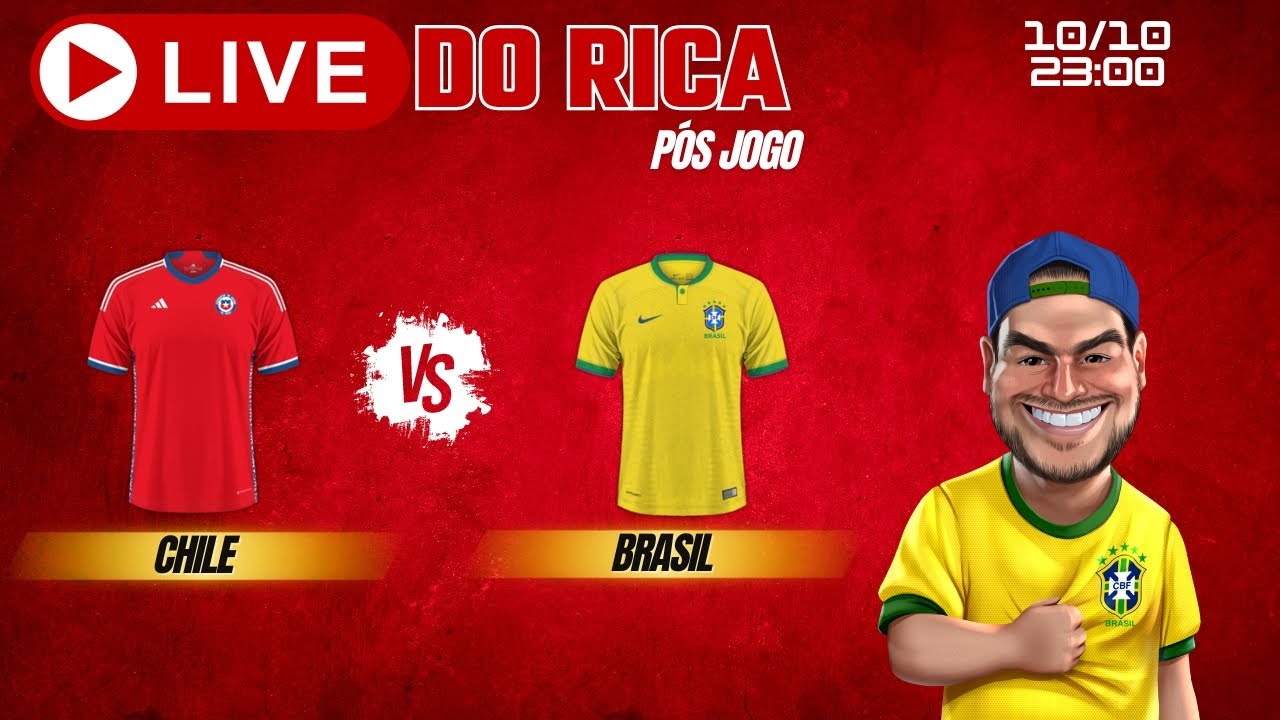 Live pós jogo - Chile x Brasil