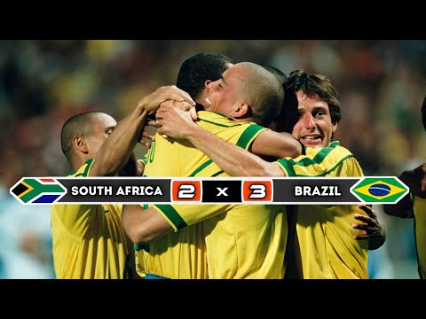 South Africa  🇿🇦 × 🇧🇷  Brazil | 2 × 3 | HIGHLIGHTS | All Goals | cup Nelson mandila 1996