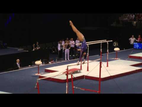 REBECCA DOWNIE - SILVER - UNEVEN BARS - APPARATUS FINAL 2014 BRITISH - SENIOR