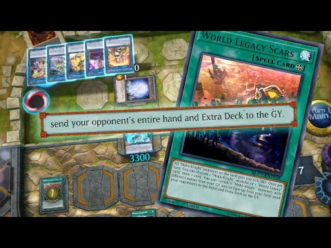 No one Knew MEKK KNIGHT Field Spell Effect! DELETES Entire Hand and Extra Deck! Yugioh Master Duel