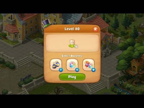 Gardenscapes Level 80 HD 1080p