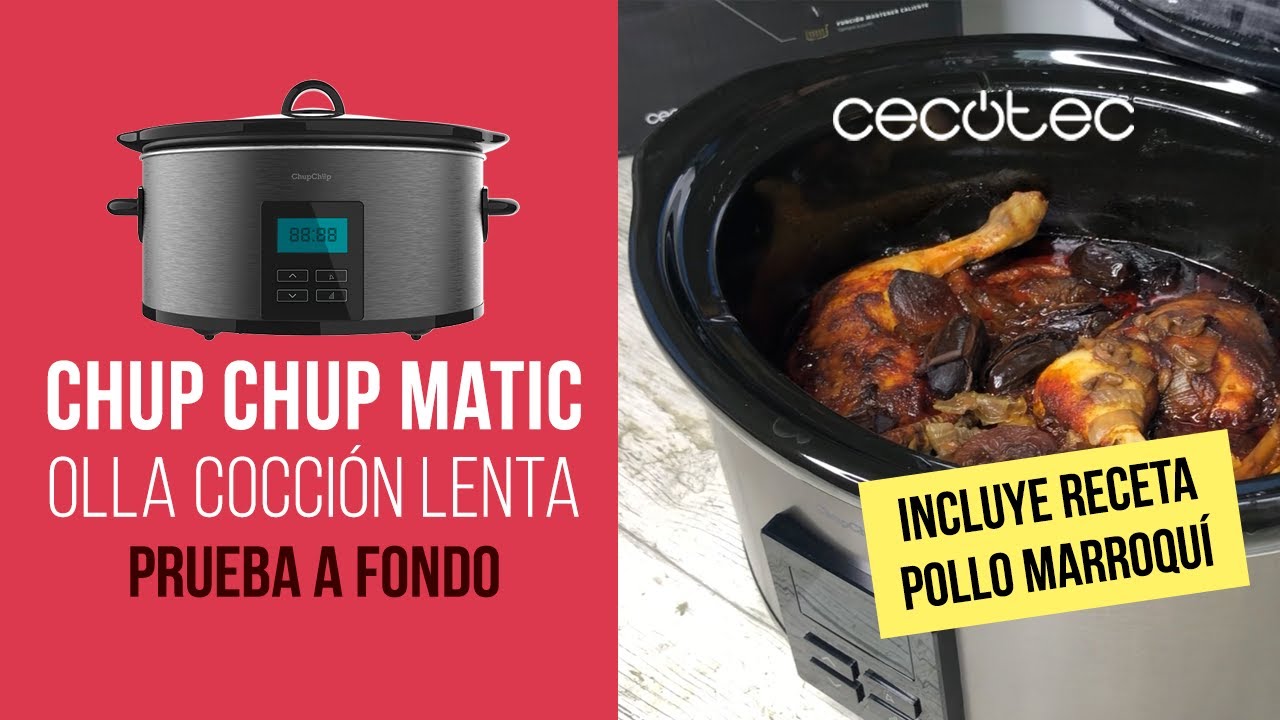 Probando la olla Chup Chup Matic de cocción lenta de Cecotec con receta de Pollo Marroquí