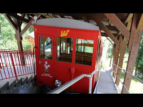 visite de la cabine numéro 2 du funiculaire les Avants-Sonloup "le paradis de narcisses"