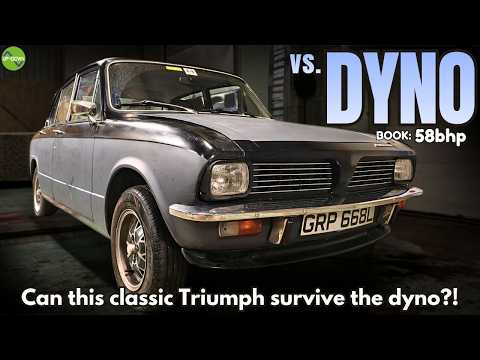Triumph Toledo Horsepower Test | Classic 1.3 saloon on a rolling road!