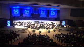 Williamson County High School Honor Band plays 