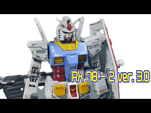 MG RX 78-2 Ver. 3.0 build | Gundam rx 78-2 ver. 3.0 fast build Bandai