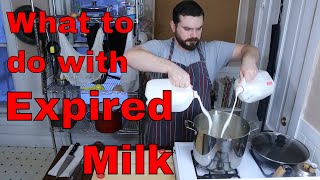 "EXPIRED" MILK TURNED INTO FREE FOOD - how to make farmer