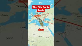 The silk route trade #route #world #shorts #maps #road