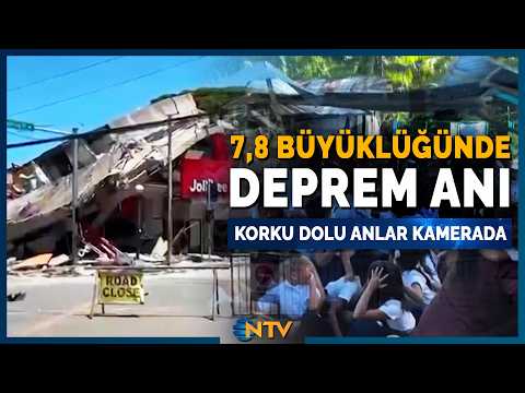 Binalar Saniyeler İçinde Çöktü! 7,8 Büyüklüğünde Depremin Korku Dolu Anları | NTV