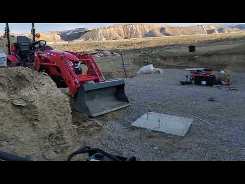Permanent wood foundation PWF first weekend setting walls.