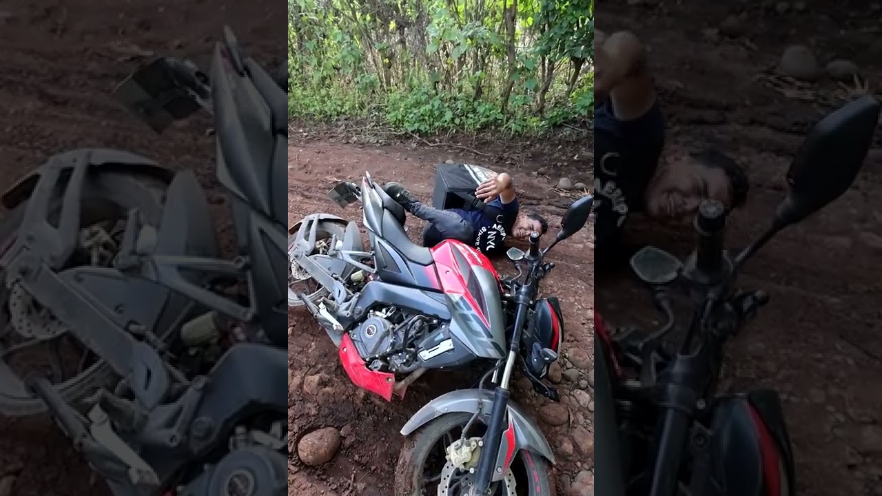 ME CAI DE LA MOTO #shorts