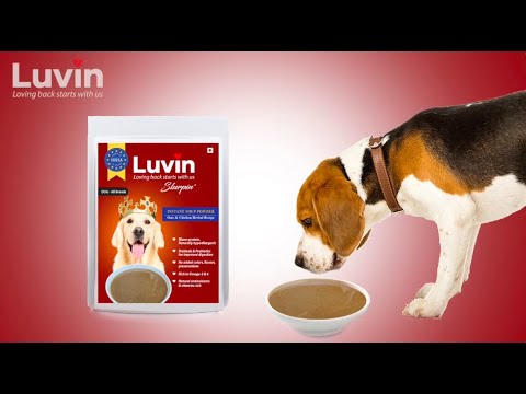 Luvin slurpin instant dog soup powder