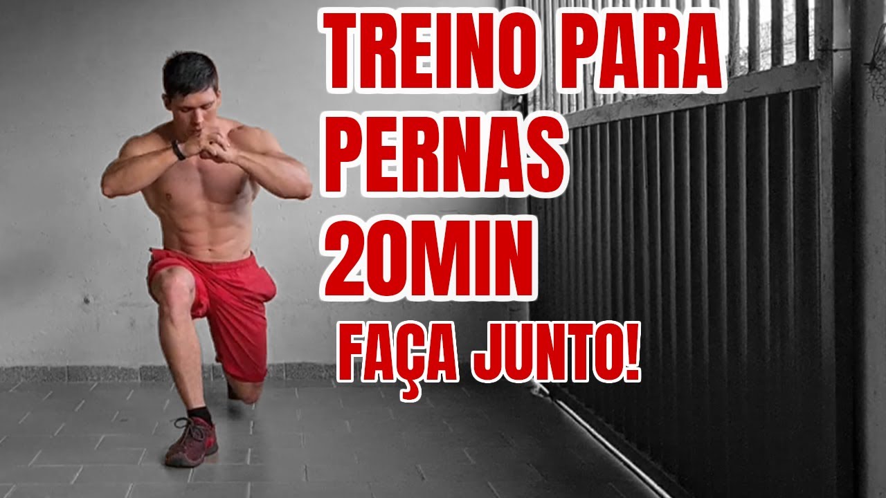 TREINOS PARA PERNAS | 20 min | Faça Junto!!