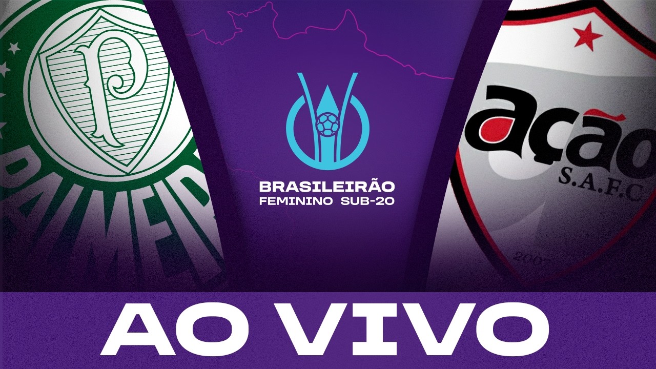 AO VIVO: PALMEIRAS x AÇÃO | BRASILEIRÃO FEMININO SUB-20 2026 | 2ª RODADA