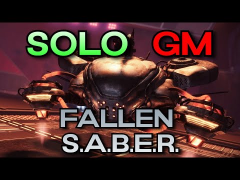 Solo Grandmaster Nightfall "Fallen S.A.B.E.R" (Platinum Rank, Season of the Splicer)