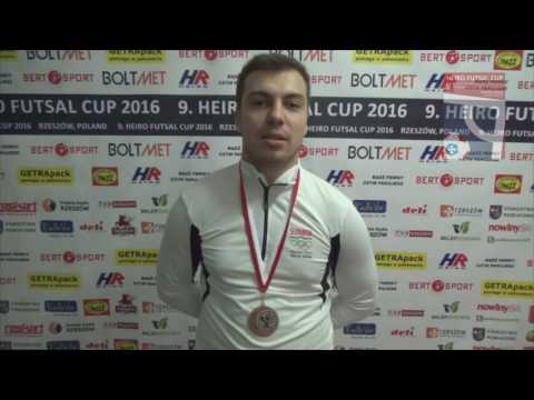 9. HFC 2016 - Wywiad z Norbertem Salis (Partizan Bardejov) po wygranym meczu o 3 miejsce