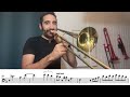 "Summer Night" Jazz Trombone Solo
