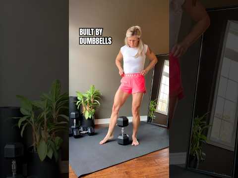 Leg day workout for strength and muscle #weighttraining #homefitness #dumbbell