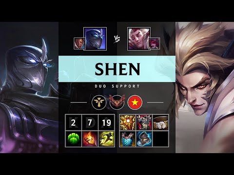 Shen Support vs Rakan - VN Grandmaster Patch 25.16