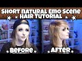 Short Natural Emo Scene Hair Tutorial
