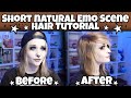 Short Natural Emo Scene Hair Tutorial