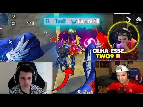 TWO9 FAZ JOGADA MAIS LINDA DO ANO E LOUD THURZIN FICOU SEM ACREDITAR NO 4v4 APOSTADO INSANO !!