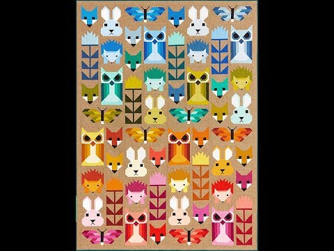 fancy forrest quilt by elizabeth Hartman- first quilt