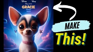 Make Pixar Pet Posters in Dall-e 3: Why Disney is trying to Stop you!