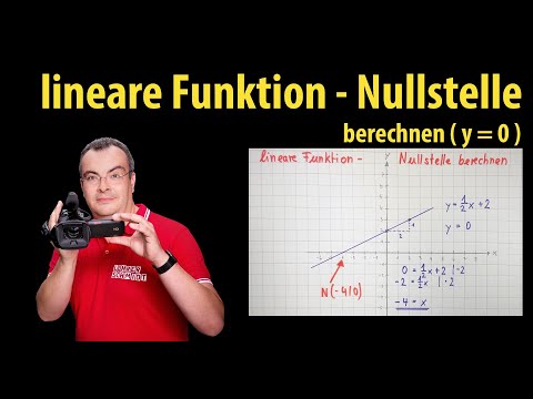 linear function - calculate zero