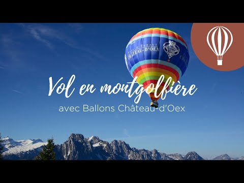 Vol en ballon à Château-d'Oex