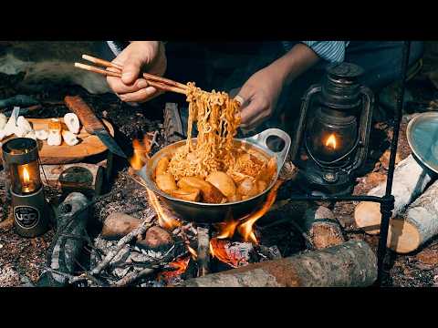 心を無にする24時間。何もない原生林でひとり、焚き火で癒されるソロキャンプ(ASMR)